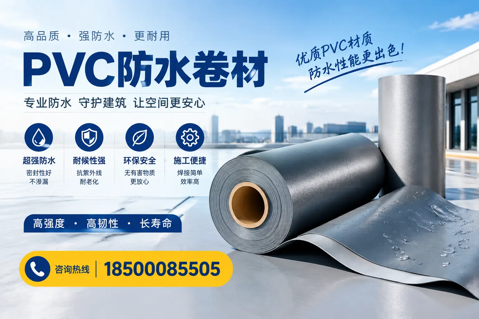 如何判断PVC防水卷材的质量优劣？凉山选购技巧