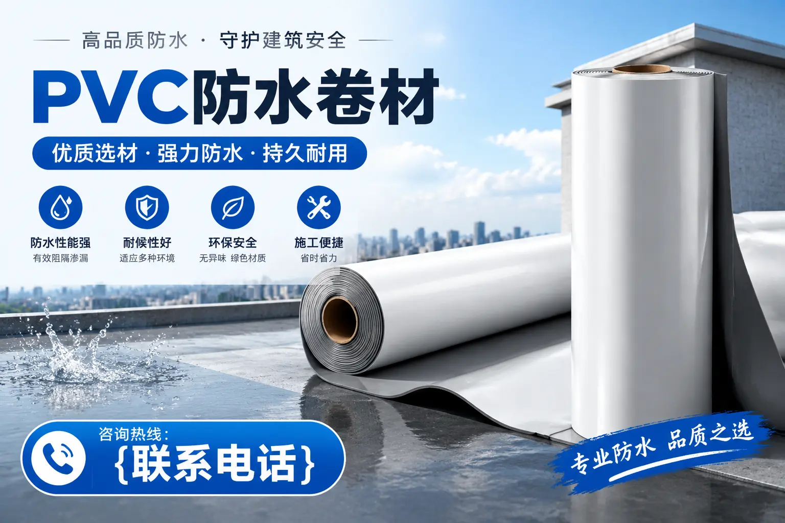 PVC防水卷材的选购技巧与注意事项,助您在凉山找到合适产品