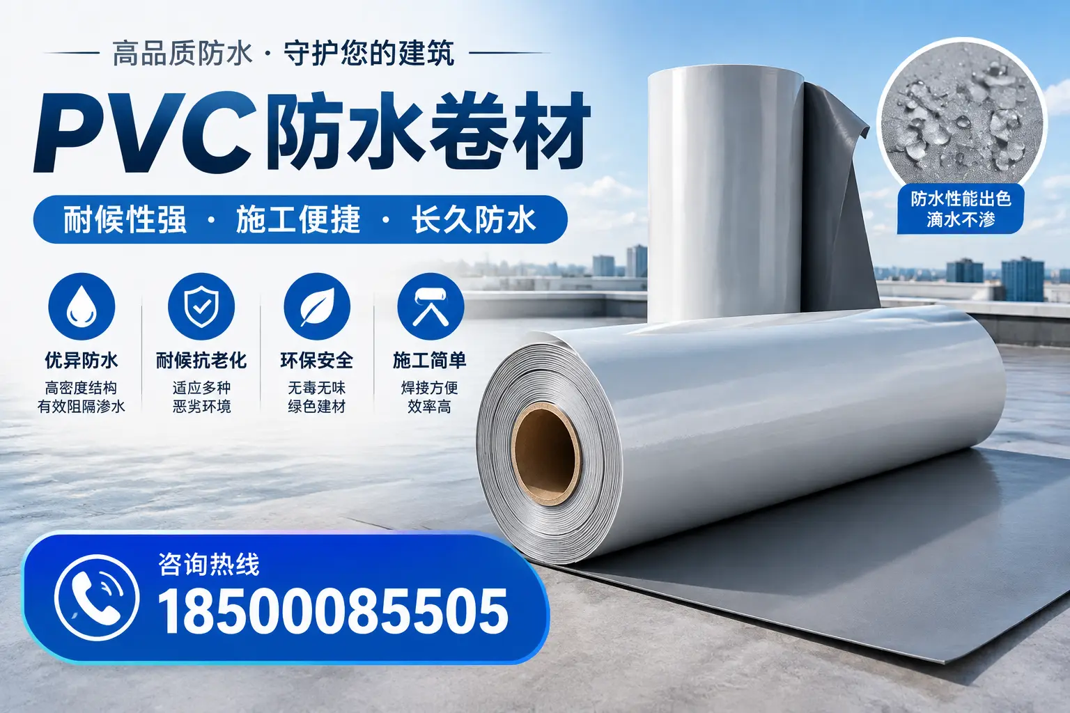 pvc防水卷材在凉山的行业应用前景分析